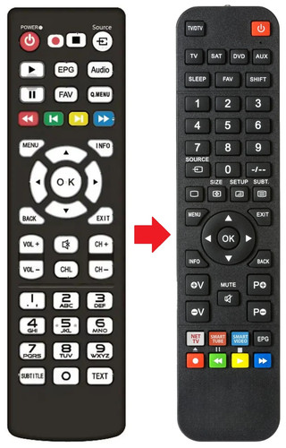 Telecomando adatto per vivax - telecomando,
